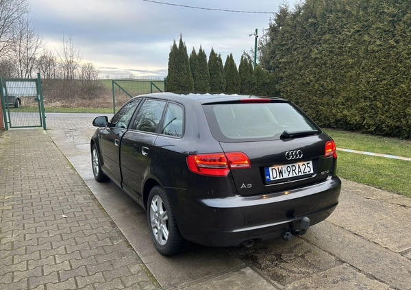 Audi A3 cena 25900 przebieg: 315000, rok produkcji 2010 z Żmigród małe 106